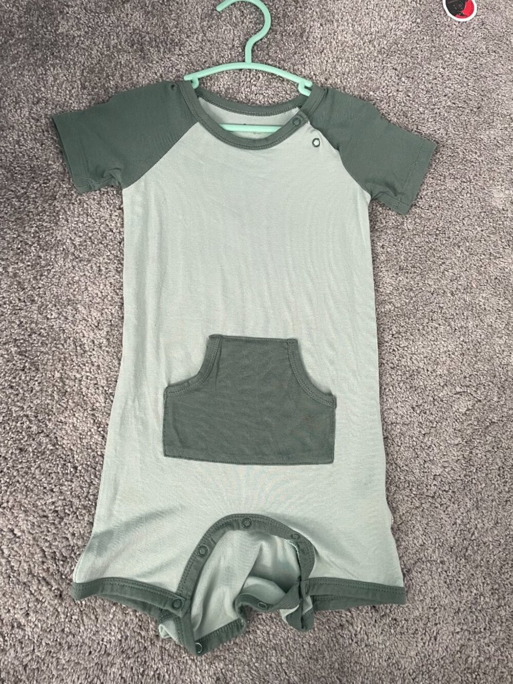 KYTE BABY Sage/Pine Shortall